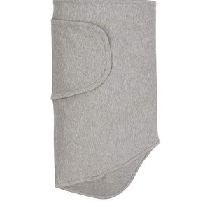 Miracle blanket baby swaddle, solid grey